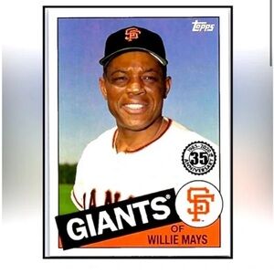 Willie Mays 2020 Topps 35th Anniversary Giants Baseball Card